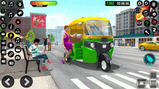 Auto Game: Rickshaw Driving 3D screenshot 2