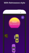 Amazing Overtaking Lite (Retrowave style game) screenshot 0