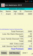 NIA Mediclaim Calculator screenshot 2