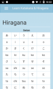 Learn Katakana and Hiragana screenshot 1