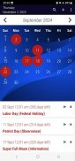 US Calendar 2017 with Holidays screenshot 5