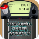 Running track for fingers Icon