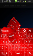 Red Pulse Keyboard Theme screenshot 3