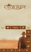 Cowboy Keyboard Theme & Emoji screenshot 6