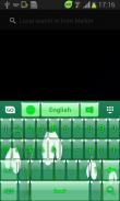 GO Keyboard Snowdrop temático screenshot 5