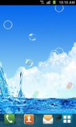 Water Bubble live wallpaper screenshot 2