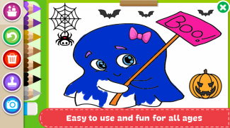 Halloween Libro para Colorear y Pintar screenshot 2