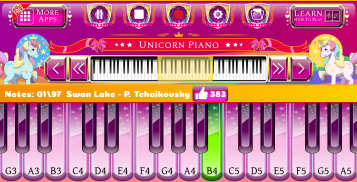 Unicorn Piano screenshot 1