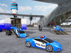 Police Airplane Pilot - Transporter Plane Game 3D screenshot 5