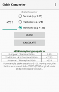 Odds Converter screenshot 2