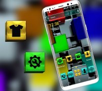 Colorful Metal Cube Theme screenshot 3