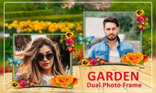 Garden Dual Photo Frames screenshot 0