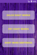 Learn Sight Words with Sentences screenshot 0