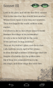 The Sonnets, by Shakespeare screenshot 1