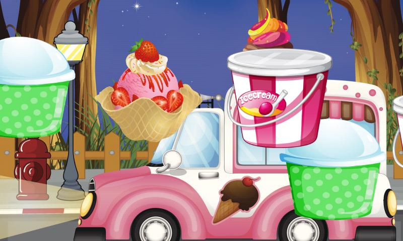 Gelado ! jogo para crianças : descobrir o mundo dos sorvetes ! jogos para  crianças - Explore uma sorveteria eo caminhão de sorvete -  GRATUITO::Appstore for Android