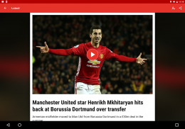 Manchester United News screenshot 2