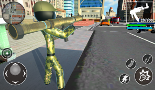 US Army Stickman Counter Rope Hero 3D screenshot 10