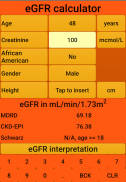 eGFR Calculator screenshot 4