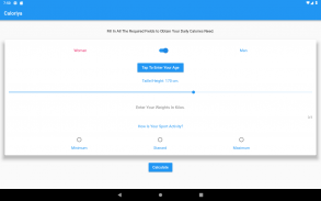 Caloriya - Calculate your daily calorie needs screenshot 4