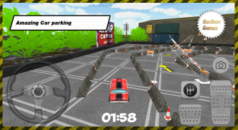 Süper Kırmızı Araba Park Etme screenshot 4