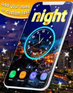 Night Sky Clock Live Wallpaper screenshot 4