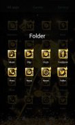 Golden Rose Parallax Go Launcher Theme screenshot 3