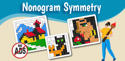 Sym-a-Pix: Nonogram Symmetry