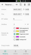 Calendário móvel de reservas - Hoteleiro, Pousada screenshot 4