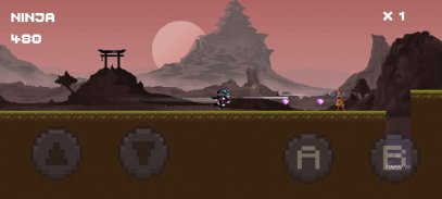 Pixel Ninja Run - Action Game screenshot 0