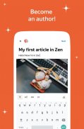 Zen: personalized stories feed screenshot 2