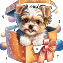 Dog Coloring, Color by number