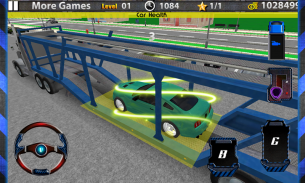 سيارة 3D الناقل شاحنة محرك screenshot 0