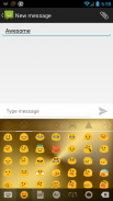 Solid Gold Emoji Keyboard screenshot 0