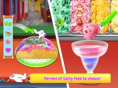 Rainbow Unicorn Ice Cream Food Maker Cooking Games screenshot 1