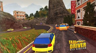 3D Taxi Driver - Hill Station screenshot 4