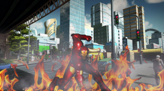 Iron Rope Hero - Firestorm Superhero Crime City screenshot 0