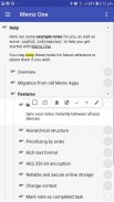 Memz One - Hierarchical Notepad, Rich Text Editor screenshot 2