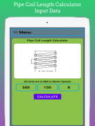 Pipe Coil Length Calc screenshot 1