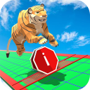 Tiger Parkour 3D: Wild Animal Run