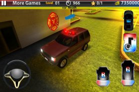 卡车停车3D：消防车 screenshot 5