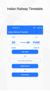 Indian Railway Timetable screenshot 1