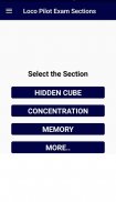 Loco Pilot Psycho Exam Test Practice( Hidden Cube) screenshot 1