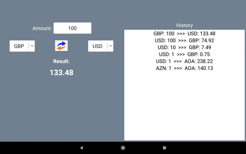 Currency Converter. Exchange rates and calculator screenshot 7