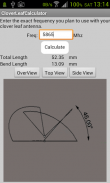 FPV Clover Antenna Calculator screenshot 1