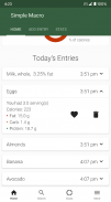 Simple Macro - Calorie Counter screenshot 2