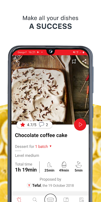 Découvrez l'application Smartphone Cake Factory, Connaissez-vous  l'application Cake Factory pour smartphone ? 📱 Découvrez plus de 3000  recettes, toutes notées et commentées par la communaute ! Alors,, By  Tefal