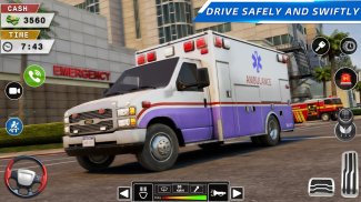 Hospital Game Emergency Van 3D screenshot 5