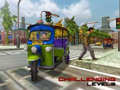 City Taxi Auto Rickshaw Game screenshot 7