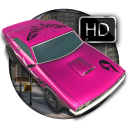 Pink Car Parking Icon