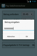 Pay Gebührenrechner screenshot 1